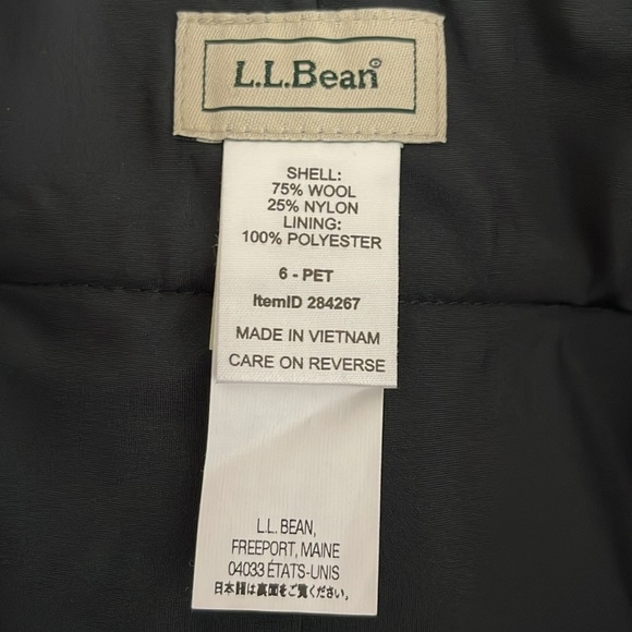 L.L.Bean Favourite Fit Skirt Wool Blend Weave Plaid Tartan Red Green Navy 6P - Picture 7 of 10